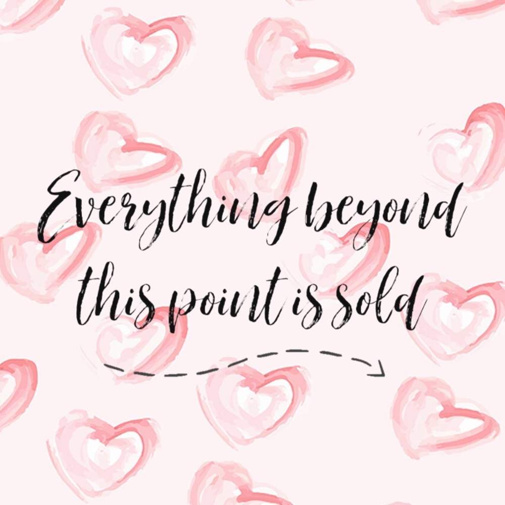 ❌ everything beyond this point is already sold ❗️